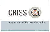 Implementing CRISS scenarios on-line - CRISS H2020 · Konstantinos Tserpelis CRISS Symposium 14-11-2019 5 Sub competences 2.1 Communications (92%) 2.2 Collaboration & teamwork (75%)