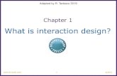 What is interaction design?corsi.dei.polimi.it/accessibility/download/2-INT-DES-1-RT.pdf · •Interaction design is the umbrella term covering all of these aspects –fundamental