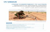 FROM COMMITMENT TO ACTION · hosting community in the Dollo Ado region of south-east Ethiopia, donating $100m to improve living standards and foster self-reliance among 200,000 Somali