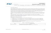 AN4861 Application note - STMicroelectronics · AN4861 Application note LCD-TFT display controller (LTDC) on STM32 MCUs Introduction The evolution of the mobile, industrial and consumer