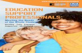 ENGAGED SUPPORTED CHALLENGED SAFE Education Support ... · needs of the whole student by keeping them healthy, safe, engaged, supported, and challenged. The Whole Child Framework