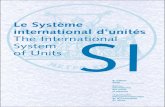 Le Système SI - BIPM8 Le Système international d’unités Table des matières Le BIPM et la Convention du Mètre 5 Préface à la 8e édition 11 1 Introduction 13 1.1 Grandeurs