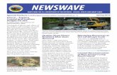 Spring 2015 NewsWave · Spring 2015 Studies Show Rivers Resilient After Dam Removal More than 1,000 dams have been removed across the United States because of safety concerns, sediment