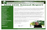 2015-2016 Annual Report - WAEE€¦ · 2016—Virginia Wiggen The Student of the Year Award is awarded for outstanding student involvement in the field of environmental education