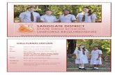 Uniform Requirements flyer 2015 - 2016 · UNIFORM REQUIREMENTS This Uniform Policy has been endorsed by the school P & C Association. GIRLS FORMAL UNIFORM Dress Formal dress worn