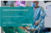 Surgical Innovations Group plc€¦ · Surgical Innovations Group plc specialises in the design, manufacture and sale of innovative devices for use in minimally invasive surgery (MIS)