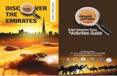 Desert Safari - Amazon Web Services · 2016-03-16 · MARINA DHOW DINNER CRUISE DHOW DINNER CRUISE DUBAI CREEK Inclusions: • Welcome drinks • International Buﬀet dinner with