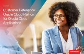 Customer Reference: Oracle Cloud Platform for Oracle Cloud ... · 2018 Look Book /Customer Reference: Oracle Cloud Platform for Oracle Cloud Applications/ 7 Connected Systems Improve