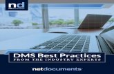 DMS Best Practices - Kraft Kennedy€¦ · 2 3NetDocuments Introduction 4Connecting user adoption and information governance Fireman4 5Getting Started in the Cloud BlueSky legal5