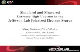 Simulated and Measured Extreme High Vacuum in the ...• Vacuum improvements in design include – Reduced outgassing (heat treatment, eliminate thick flanges) – NEG coating –