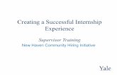 Creating a Successful Internship Experience · Supervisor Expectation: MONITOR & COMMUNNICATE • Make yourself available to your intern for any questions or concerns. • Schedule