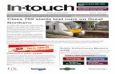Class 700 starts test runs on Great Northern€¦ · Govia Thameslink Railway Stakeholder Newsletter February 2016Period 1 2016 recorded by 10 year old girl Class 700 starts test