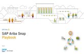 SAP Ariba Snap Playbook - mySupply · © 2017 SAP SE or an SAP affiliate company. All rights reserved. ǀ PUBLIC 3 Table of Content End user Procurement AP/Finance IT/Admin Supplier