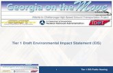Tier 1 Draft Environmental Impact Statement (EIS) Meetin… · What is the Atlanta to Chattanooga High Speed Ground Transportation (HSGT) Project? •Proposed high-speed passenger