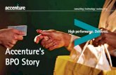 Accenture’s BPO Story · The Procurement BPO Story 18 The HR BPO Story 30 The Supply Chain BPO Story 42 The Marketing BPO Story 52 ... sectors of the retail industry from apparel