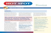 Hot Spot - November 2018 - Sunnybrook Hospital · 2018-11-16 · in breast cancer patients or receiving chemotherapy with curative intent in lymphoma cancer patients. Secondary endpoints
