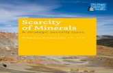 Scarcity of Minerals - Homepage | HCSS€¦ · Scarcity of minerals is an issue that needs urgent attention of policy-makers. It is a complex phenomenon and subject to high degrees