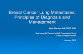 Breast Cancer Lung Metastases: Principles of Diagnosis and ... · Common in MBC ... Metastatic Breast Cancer The role of surgery Author: Marie-Rose Christiaens Created Date: 1/25/2016