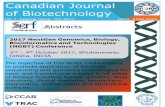 Canadian Journal of Biotechnology...Translational utility of NGS in clinical medicine in a tertiary care center in South India 15:40-16:00 - Talk 12 - Dr. Nic Waddell, QIMR Berghofer,