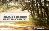 2016 CANCER REPORT - Sacred Heart Hospital correlation between healthy eating and minimizing colorectal