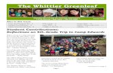 The Whittier Greenleafwhittierpto.org/wp-content/uploads/2016/02/2012-13-January-Greenleaf.pdfThe Whittier Greenleaf Monthly Newsletter for Whittier Elementary 715 N Harvey • Oak
