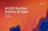 ArcGIS Runtime: Building 3D Apps · 2017-08-15 · Building 3D Apps Rex Hansen Adrien Meriaux. ArcGIS 3D helps customers Quickly and easily extract value from 2D and 3D data Understand