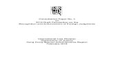 Consultation Paper No. 2 on 2018 Draft Convention on the ... · 2018 Draft Convention on the . Recognition and Enforcement of Foreign Judgments . ... Preliminary Draft Convention