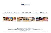 Multi-Tiered System of Supports - Municipal School District...Multi-Tiered System of Supports Documentation Packet . Intervention Services . Office of Elementary Education and Reading