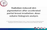 Radiation-induced skin pigmentation after accelerated ... skin... · PTV and OARs Constraints V 90 , % ≥ 90 % absolute PTV volume Skin D max≤ 100% from prescribed dose Ribs D