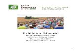 Exhibitor Manual - Farm Progress Exhibitors with 1-3 lots - $395 Exhibitors with 7-10 lots - $920 Exhibitors
