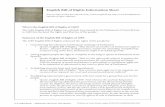 English Bill of Rights Information Sheet · 2013-11-13 · • Quote English Bill of Rights: “That excessive bail ought not to be required, nor ... • All men are created equal