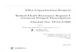 Elba Liquefaction Project Initial Draft Resource Report 1 General … · 2014-12-10 · Elba Liquefaction Project Initial Draft Resource Report 1 General Project Description Docket