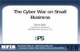 The Cyber War on Small Business - NFIBThe Cyber War on Small Business. Dillon Behr. Executive Lines Broker. Risk Placement Services, Inc. ... •Focused on finding cyber liability