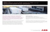 Case note Battery energy storage PCS solution for EKZ, one ... · Battery energy storage PCS solution for EKZ, one of Switzerland’s largest energy companies ABB, together with the