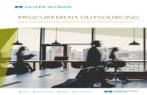PROCUREMENT OUTSOURCING - Oliver Wyman · 1 Technavio, Global Procurement Outsourcing market 2015–2019 2 APQC, Supply Chain Management Review, November 2015 Geographically speaking,