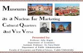 a a Nucleus for Marketing Q nd Vice Versanetwork.icom.museum/fileadmin/user_upload/minisites/mpr/... · 2016-07-05 · IV- SWOT Analysis as a tool for bridging the cooperation gap.