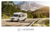 ‘16 Unity - Leisure Travel Vans · The U24MB is the Unity’s flagship floorplan, and with its spacious interior it’s easy to see why. Featuring the all-new optional Leisure Lounge