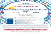 Exhibitor Brochure - NIKKEI MESSE 街づくり ... · With the rapid increase in the number of inbound tourists, the tourism business is ﬂourishing in Japan. Why don't you enter