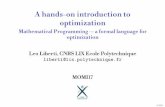 A hands-on introduction to optimization - Mathematical ... · ./summarize.py job01.txt They will also be responsible for driving forward and managing key optimisation projects that