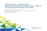 n SDK for .NET 6...Contents About vSphere Automation SDK for .NET Programming Guide 6 Updated Information 7 1 Introduction to the vSphere Automation SDKs 8 vSphere Automation SDKs
