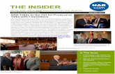 THE INSIDER - content.harstatic.com · region in regards to flood recovery. Additional discussion was held to determine the development of long-term flood mitigation solutions. REAL-TORS®