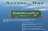 Chapter 9: The Fundamentals of Municipal Bankruptcy Pg. 6online.recordnet.com/documents/acrossthebar.pdf · 9 municipal bankruptcy case. Moses Zapien explains the fundamentals of