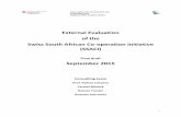 External Evaluation of the Swiss South African Co ... · External Evaluation . of the . Swiss South African Co-operation Initiative (SSACI) Final draft . September 2015 . Consulting