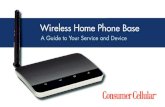 Wireless Home Phone Base - Consumer Cellular · The voicemail icon on the Wireless Home Phone Base flashes when a voicemail message is waiting. You will also hear an intermittent