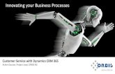 Innovating your Business Processes ·  Innovating your Business Processes Customer Service with Dynamics CRM 365 Achim Gounar, Project Lead, ORBIS AG