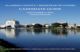 CANDIDATE GUIDE - Alameda County, California...CANDIDATE GUIDE NOVEMBER 6, 2012 General Election 1225 FALLON STREET • ROOM G-1 • OAKLAND, CA 94612 • (510)272-6933 • FAX (510)272-6982