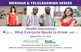 Health Insurance: What Everyone Needs to Know...Health Insurance: What Everyone Needs to Know September 13, 2016 Presented by: Teva Pharmaceuticals | Acorda TherapeuticsMallinckrodt