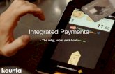 Integrated Payments - Kounta · 2019-09-17 · Think your business can’t aford credit cards? Think again. It wasn’t so long ago that taking credit card payments was a luxury many