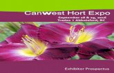 Can est Hort Expo - BCLNA€¦ · Can est Hort Expo September 28 & 29, 2016 Tradex I Abbotsford, BC Exhibitor Prospectus. 2 About anWest Horticulture Expo anWest 2016 marks the 35th