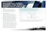 Reversed-Phase Analysis of Proteins Using ACQUITY UPLC H ...analysis techniques, including ion exchange, size exclusion, HILIC, and reversed phase. The experiments described here focus